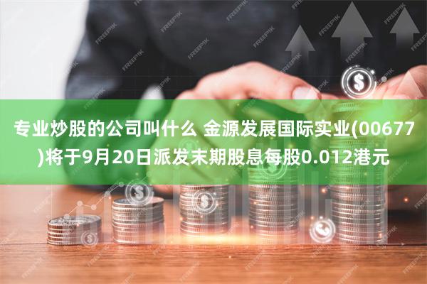 专业炒股的公司叫什么 金源发展国际实业(00677)将于9月20日派发末期股息每股0.012港元